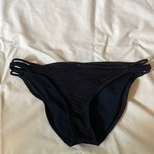 Black bikini bottoms size medium